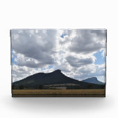 Berge Sturgeon und Abrupt unter dramatischen Wolke Fotoblock (Vorderseite)