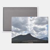 Berge Sturgeon und Abrupt unter dramatischen Wolke Magnet (Vorderseite/Rückseite)