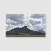 Berge Sturgeon und Abrupt unter dramatischen Wolke Magnetkarte (Vorderseite)