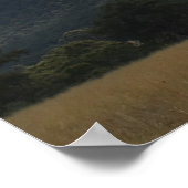 Berge Sturgeon und Abrupt unter dramatischen Wolke Poster (Ecke)