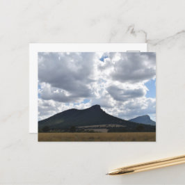 Berge Sturgeon und Abrupt unter dramatischen Wolke Postkarte