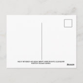 Berge Sturgeon und Abrupt unter dramatischen Wolke Postkarte (Rückseite)