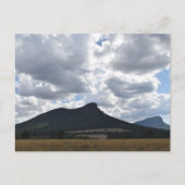 Berge Sturgeon und Abrupt unter dramatischen Wolke Postkarte (Vorderseite)