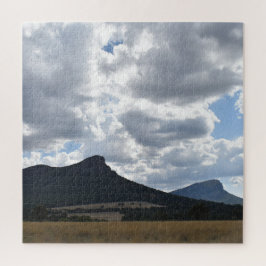 Berge Sturgeon und Abrupt unter dramatischen Wolke Puzzle