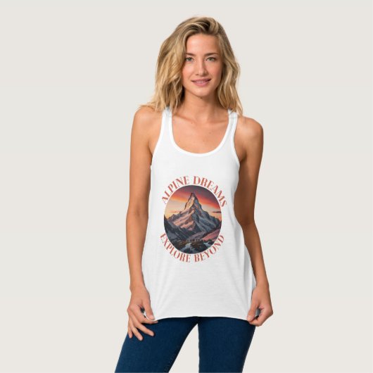 Berge Tank Top (Vorderseite Vollansicht)