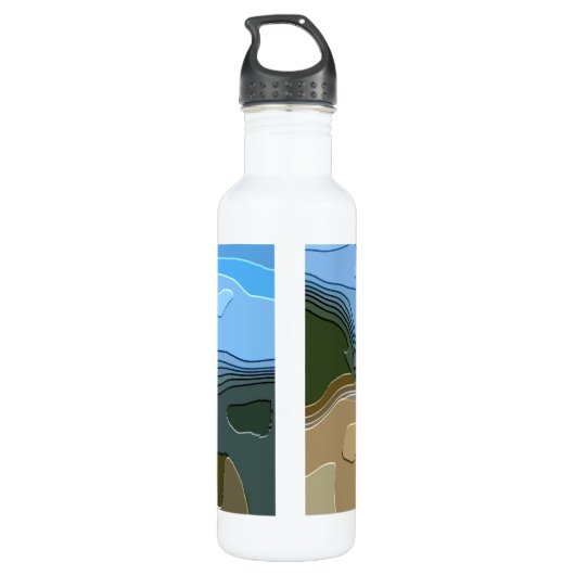 BERGE TRINKFLASCHE (Rückseite)