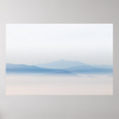 Berge über Wolken Poster (Vorne)