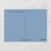 Berge und bewölkter Himmel in Ecuador Postkarte (Rückseite)