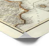 Berge und Flüsse der Kanarischen Inseln Poster (Ecke)