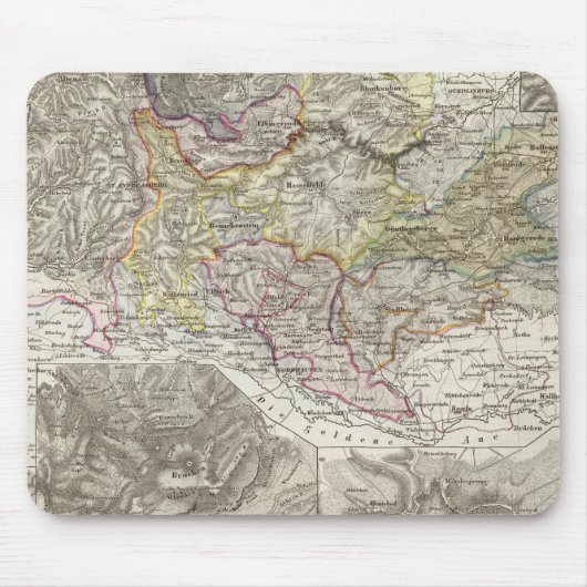 Berge und Flüsse des Harz Mousepad (Vorne)