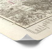 Berge und Flüsse des Harz Poster (Ecke)