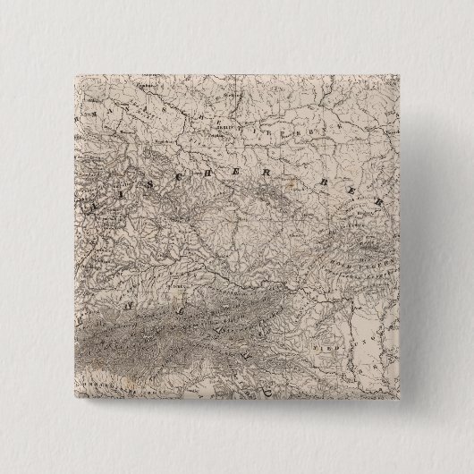 Berge und Flüsse Europas Button (Vorderseite)