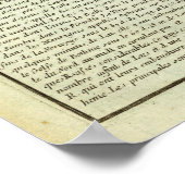 Berge und Flüsse Europas Poster (Ecke)