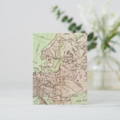 Berge und Flüsse Europas Postkarte (Stehend Vorderseite)
