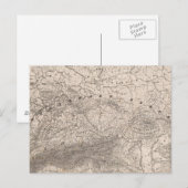 Berge und Flüsse Europas Postkarte (Vorne/Hinten)