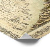 Berge und Flüsse Poster (Ecke)