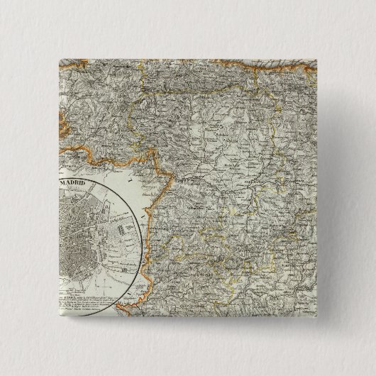 Berge und Flüsse von Madrid Button (Vorderseite)