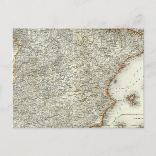 Berge und Flüsse von Madrid, Spanien Postkarte (Vorderseite)