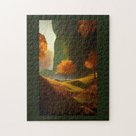 Berge und grüne Berge Puzzle