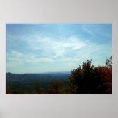 Berge und Himmel Poster (Vorne)