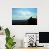 Berge und Himmel Poster (Heimbüro)
