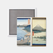 Berge und Küstengebiete Magnet (Vorderseite/Rückseite)