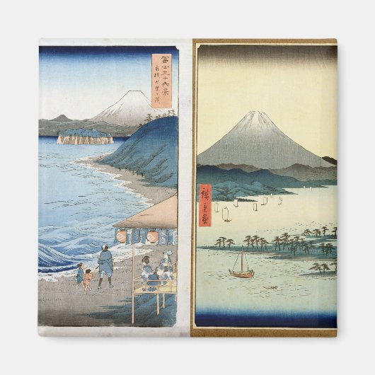 Berge und Küstengebiete Magnet (Vorne)