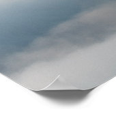 Berge und Nebel Poster (Ecke)