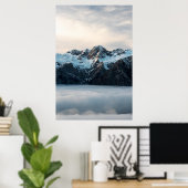 Berge und Nebel Poster (Heimbüro)