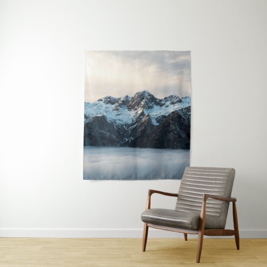 Berge und Nebel Wandteppich (Beispiel)