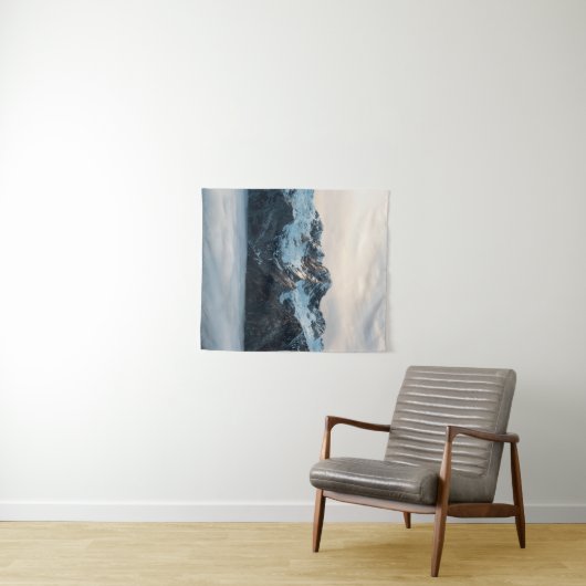 Berge und Nebel Wandteppich (Beispiel (Horizontal))