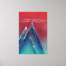 Berge und Nebelhöhe
