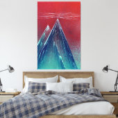 Berge und Nebelhöhe Leinwanddruck (Insitu (Schlafzimmer))