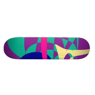 Berge und Planet Skateboard