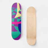 Berge und Planeten Skateboard (Vorderseite)