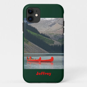 Berge und Rote Kanus, Name,  Case-Mate iPhone Hülle