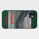 Berge und Rote Kanus, Name,  Case-Mate iPhone Hülle (Rückseite (Horizontal))