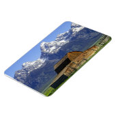 Berge und rustikales Barnmagnet Magnet (Linke Seite)