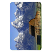 Berge und rustikales Barnmagnet Magnet (Vertikal)