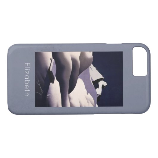 Berge und Schneehöhe im Winter Case-Mate iPhone Hülle (Rückseite (Horizontal))