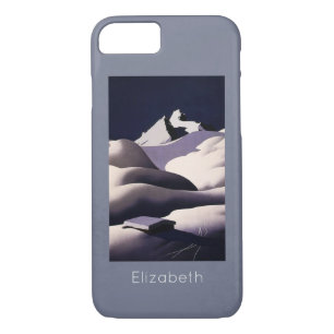 Berge und Schneehöhe im Winter Case-Mate iPhone Hülle