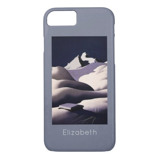 Berge und Schneehöhe im Winter Case-Mate iPhone Hülle (Rückseite)