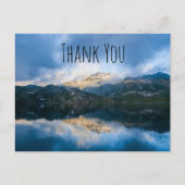 Berge und See Landschaftlich Nature Foto Vielen Da Postkarte (Vorderseite)