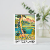Berge und Seen der Schweiz Postkarte (Stehend Vorderseite)