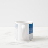 Berge und Skiausrüstung Espressotasse (Rückseite)