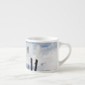 Berge und Skiausrüstung Espressotasse (Rechts)