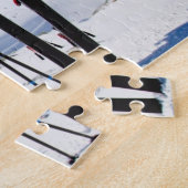 Berge und Skiausrüstung Puzzle (Seite)