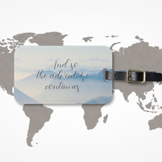 Berge und so das Erlebnisangebot weiter Gepäckanhänger