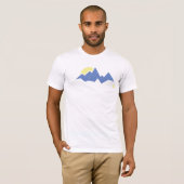 Berge und Sun-T-Shirt T-Shirt (Vorne ganz)