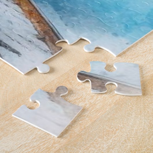 Berge und Vintager Zug Puzzle (Seite)